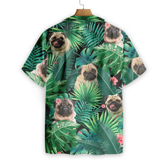Tropical Pug EZ03 0407 Hawaiian Shirt - Hyperfavor