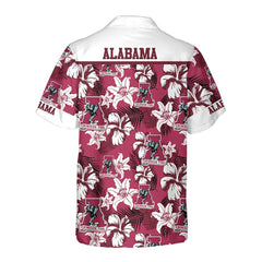 Tropical Alabama Hawaiian Shirt, Unique Alabama Shirt, Alabama Collared Shirt For Adults - Hyperfavor