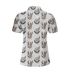 Tropical Coconut Tennis Shirt For Women Short Sleeve Women Polo Shirt - Hyperfavor