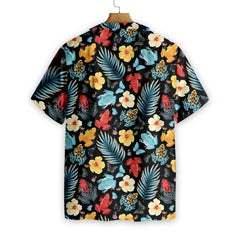 Tropical Flowers And Frogs Hawaiian Shirt - Hyperfavor