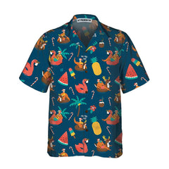 Tropical Hot Christmas Hawaiian Shirt, Funny Christmas Shirt, Gift For Christmas - Hyperfavor