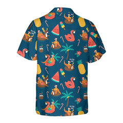 Tropical Hot Christmas Hawaiian Shirt, Funny Christmas Shirt, Gift For Christmas - Hyperfavor