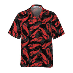 Tropical Lobster Hawaiian Shirt, Red Lobster Shirt For Men & Women, Gift For Lobster Lovers - Hyperfavor
