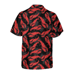 Tropical Lobster Hawaiian Shirt, Red Lobster Shirt For Men & Women, Gift For Lobster Lovers - Hyperfavor