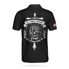 Trucker I Can Do All Things Custom Polo Shirt - Hyperfavor