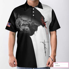 Trucker I Can Do All Things Custom Polo Shirt - Hyperfavor