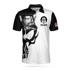 Trucker Proud Skull Polo Shirt - Hyperfavor