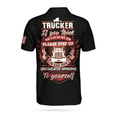 Trucker Proud Skull Polo Shirt - Hyperfavor