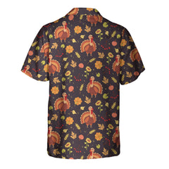 Turkey And Harvest Hawaiian Shirt, Funny Thanksgiving Gobble Shirt, Best Gift For Thanksgiving Day - Hyperfavor