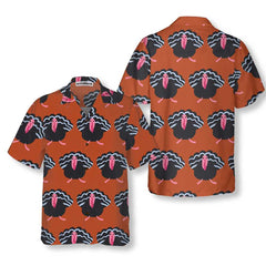 Turkey Farm Thanksgiving Hawaiian Shirt For Men Turkey Hawaiian Shirt, Best Gift For Thanksgiving - Hyperfavor
