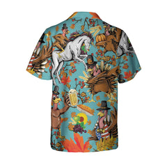 Turkey For Thanksgiving Funny Thanksgiving Hawaiian Shirt, Thanksgiving Gift For Men And Women - Hyperfavor