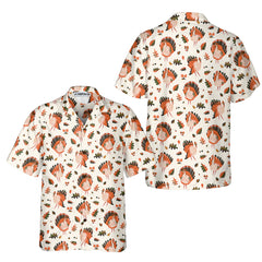 Turkey Thanksgiving Pattern Hawaiian Shirt, Funny Thanksgiving Shirt, Best Gift For Thanksgiving Day - Hyperfavor