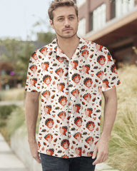 Turkey Thanksgiving Pattern Hawaiian Shirt, Funny Thanksgiving Shirt, Best Gift For Thanksgiving Day - Hyperfavor