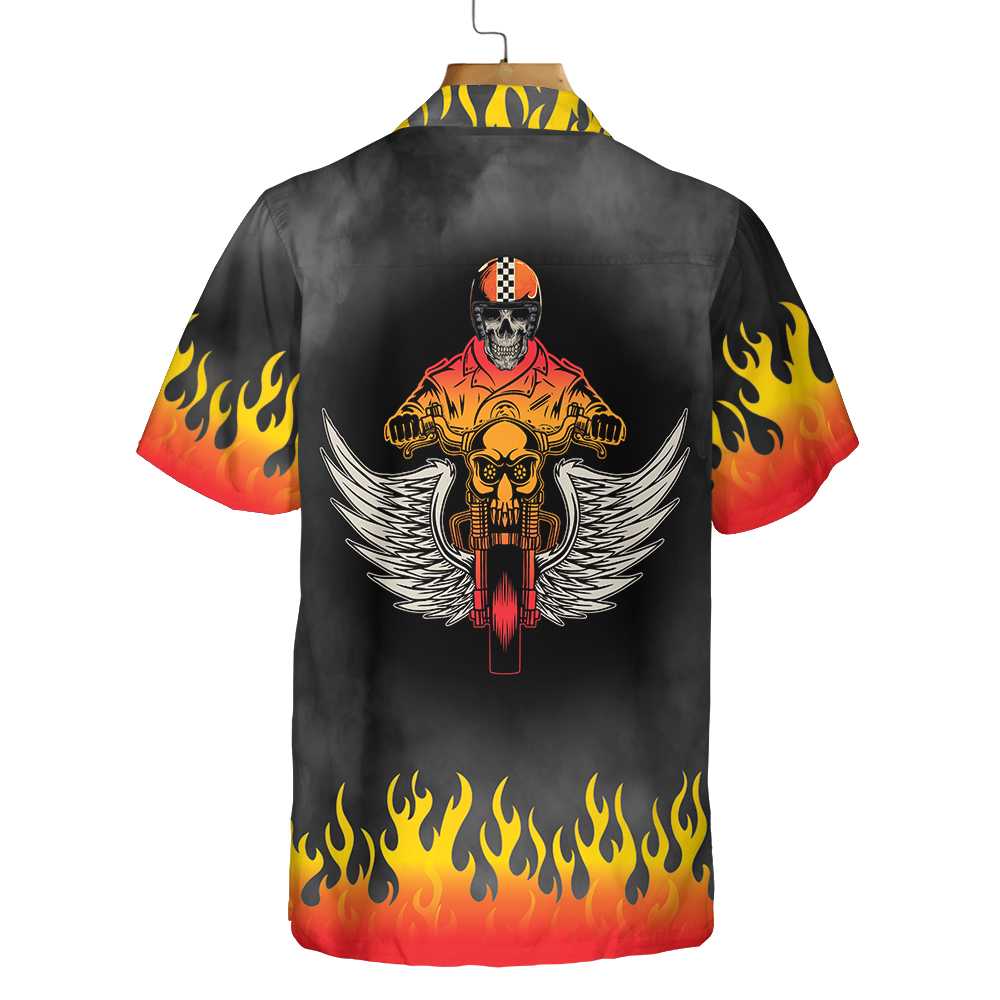 Two Wheels Forever Motorcycle Hawaiian Shirt, Best Gift For Bikers - Hyperfavor