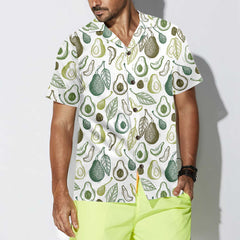 Types Of Avocado Hawaiian Shirt, Funny Avocado Shirt, Short Sleeve Avocado Print Shirt - Hyperfavor