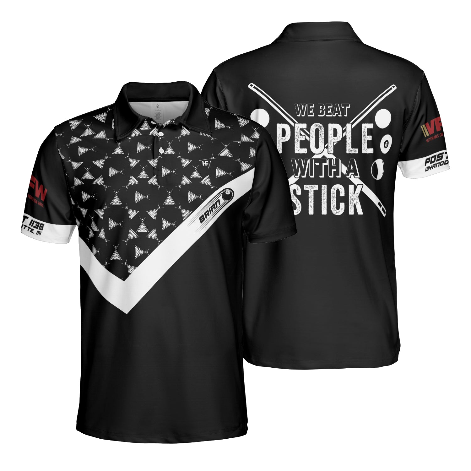 VFM Logo Custom Polo Shirt - Hyperfavor