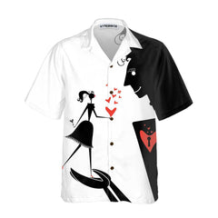 Valentine Big Man And Little Woman Hawaiian Shirt, Valentine Day Shirt For Couples, Valentine Day Gift Ideas - Hyperfavor