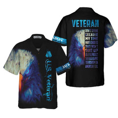 Veteran Don't Think Because My Time Has Ended Custom Hawaiian Shirt, Proud Veteran Shirt - Hyperfavor