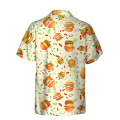 Vibrant American Hamburger Hawaiian Shirt, Funny
Burger Shirt For Men & Women - Hyperfavor