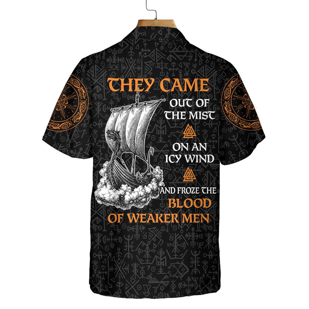 Viking They Came Out Of The Mist Viking Hawaiian Shirt, Viking Shirt Gift For Men And Women - Hyperfavor