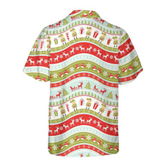 Vintage Christmas Elf Hawaiian Shirt, Funny Christmas Shirt, Best Xmas Gift Idea - Hyperfavor