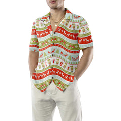Vintage Christmas Elf Hawaiian Shirt, Funny Christmas Shirt, Best Xmas Gift Idea - Hyperfavor