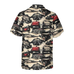 Vintage Hot Rod Hawaiian Shirt, Retro Hot Rod Shirt For Men - Hyperfavor