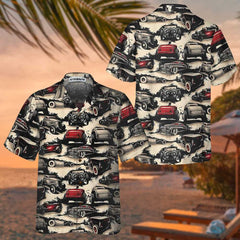 Vintage Hot Rod Hawaiian Shirt, Retro Hot Rod Shirt For Men - Hyperfavor