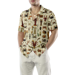 Vintage Lobster And Seafood Lobster Hawaiian Shirt, Lobster Shirt For Men & Women, Cool Gift For Lobster Lover - Hyperfavor