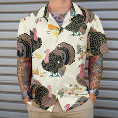 Vintage Turkey Thanksgiving Hawaiian Shirt, Thanksgiving Gobble Shirt, Best Gift For Thanksgiving - Hyperfavor