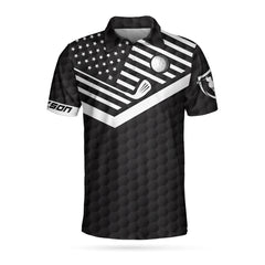 Warning! May spontaneously start talking golf Custom Polo Shirt - Hyperfavor