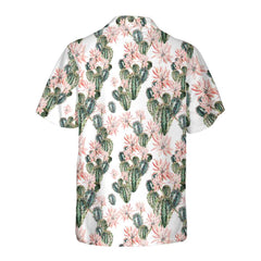 Watercolor Cactus Pattern Cactus Hawaiian Shirt, Unique Cactus Shirt For Men And Women, Best Cactus Gift - Hyperfavor
