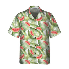 Watercolor Watermelon Tropical Hawaiian Shirt, Watermelon Hawaiian Shirt, Cool Watermelon Shirt For Men & Women - Hyperfavor