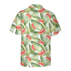 Watercolor Watermelon Tropical Hawaiian Shirt, Watermelon Hawaiian Shirt, Cool Watermelon Shirt For Men & Women - Hyperfavor