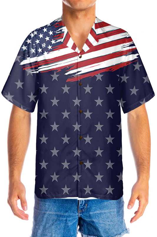 We Will Never Forget Patriot Day Hawaiian Shirt, American Flag 911 Memorial Shirt - Hyperfavor