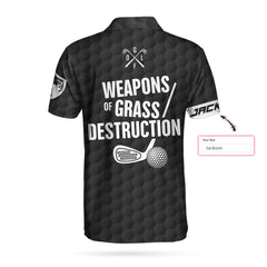 Weapons Of Grass Destruction Custom Polo shirt - Hyperfavor