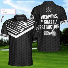 Weapons Of Grass Destruction Custom Polo shirt - Hyperfavor