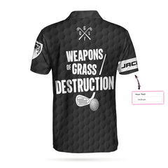 Weapons Of Grass Destruction Custom Polo Shirt - Hyperfavor
