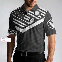 Weekend Forecast Golfing With A Chance Of Drinking Custom Polo Shirt - Hyperfavor