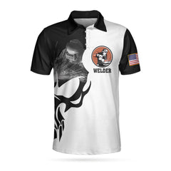 Welder Proud Skull EZ16 0304 Polo Shirt - Hyperfavor