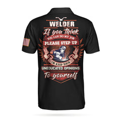 Welder Proud Skull EZ16 0304 Polo Shirt - Hyperfavor