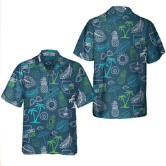 West Coast Best Coast Tropical Hawaiian Shirt - Hyperfavor
