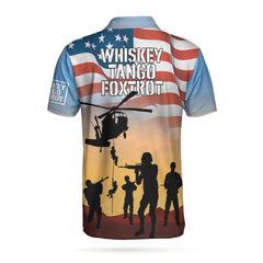 Whiskey Tango Foxtrot Military Polo Shirt - Hyperfavor