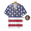 Wife Face American Flag EZ16 0308 Custom Hawaiian Shirt - Hyperfavor