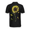 You Are My Sunshine Tattoo Skull Sunflower Polo Shirt - Hyperfavor