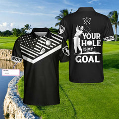 Your Hole Is My Goal New Ver Custom Polo Shirt - Hyperfavor
