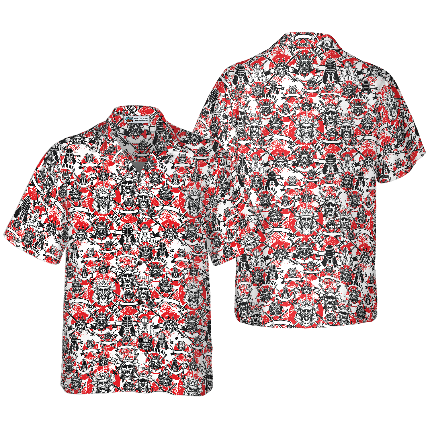 Samurai Hawaiian Shirt - Hyperfavor