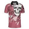 Golf Pink Skull Ladies Polo Shirt - Hyperfavor