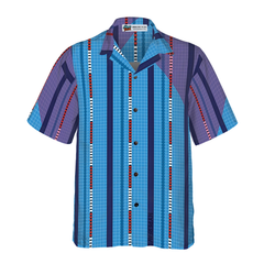 Vertical Swimming Pool Pattern Hawaiian Shirt - Hyperfavor