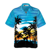 Cat Love Sunset Hawaiian Shirt - Hyperfavor